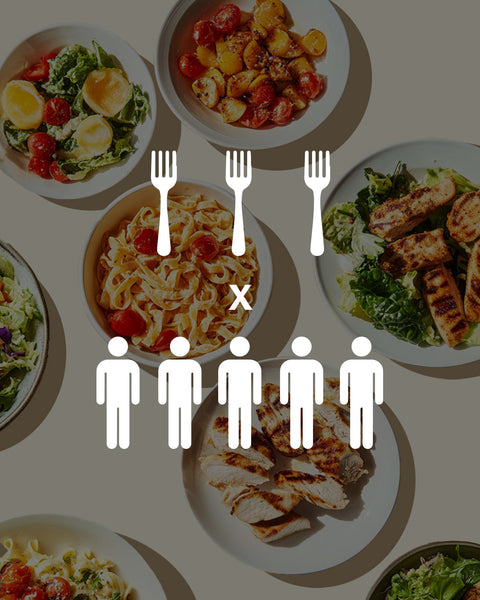 3 Meals for 5 People