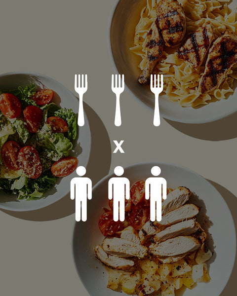 3 Meals for 3 People