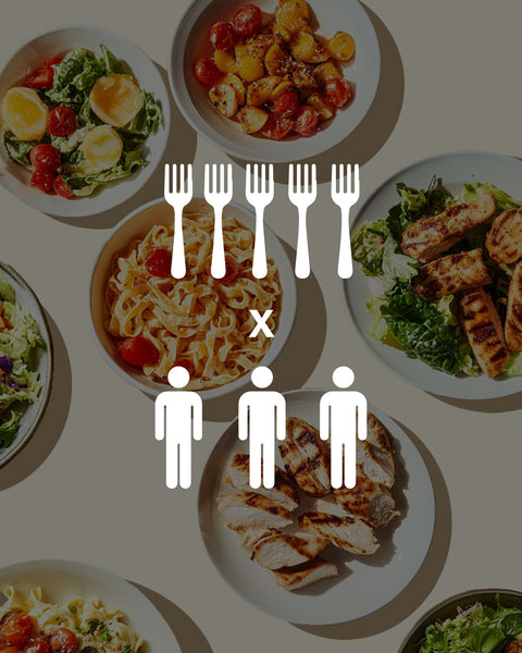 5 Meals for 3 People